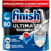 Finish Ultimate Infinity Shine Pastiglie Lavastoviglie, 80 Capsule Lavastoviglie, Detergenti per Lavastoviglie contro lo Sporco e i Residui Incrostati (Confezione da 1)