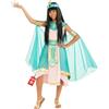 Morph Vestito Cleopatra Bambina, Costume Carnevale Bambina Cleopatra, Costume Halloween Egiziana Bambine L