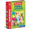 Clementoni Sapientino Montessori - Forme e Colori, Gioco Educativo Bambini 2-4 Anni, 8 Puzzle a Incastro, Metodo Montessoriano per Imparare Forme e Colori, Made in Italy, Lingua Italiana, Clementoni, Eta 2-4 anni