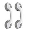 Qiu's home 2 PCS Maniglia di sicurezza con ventosa per Doccia o Vasca da Bagno Grigio(Grigio)