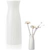 Gsycle Vaso Da Fiori In Plastica Nordico, Vaso Alto Infrangibile Vaso Moderno Estetico Per Matrimoni Soggiorno Sala Da Pranzo Decorazioni Per La Casa (Un Tipo Grande Bianco)