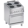 Ristoattrezzature Modello: 111860021591997,Cucina elettrica con 4 piastre di cottura e forno 11 kW 60x60x85h cm