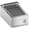 Ristoattrezzature Modello: 112500011852844,Griglia elettrica da banco 4.1 kW 40x70x25h cm