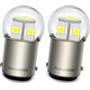 Ruiandsion Lampadina LED BA15D da 6-30V 6V 12V 24V 6500K Luce Bianca Senza Polarità per un'Installazione Facile in Camper, Barche e Auto - Compatibile con i Modelli 94, 1076, 1130, 1196, 1004