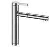 BLANCO LINEE-S | Acciaio inossidabile satinato | Alta pressione | Con tubo retrattile | Prevenzione del riflusso | Cartuccia in ceramica | Qualità dell'acqua garantita e risparmio idrico, 1 pezzo