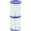 BESTWAY - Filtro a cartuccia tipo II per pompe a filtro da 2.006 - 3.028 litri/ora - set 2 pezzi