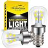 Ruiandsion 2 pezzi E14 AC/DC 24V LED Lampadina T22C 2W 1200 Lumen Piccola vite Edison SES Lampadina LED 6000K Bianco per RV Camper Marine, Barca, Lampada Solare Potenza