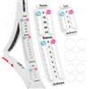 Uniharpa Racchetta da tennis portatile e segnapunti per racchetta, facile da installare, piccolo segnapunti per registrare punteggi, partite e set, mini segnapunti leggero