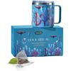 Herbal Products NEAVITA COFANETTO TWICE 3 FILTROSCRIGNO LIME SAMBUCO + 1 MUG THERMOS 330 ML AZZURRO