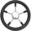 Savoretti Armando VOLANTE TIMONE Ø35 CM A 5 RAZZE INOX E POLIURETANO BARCA VARI COLORI - T9