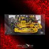 SHOWCASE LAB TECA IN PLEXIGLASS ACRILICO-SHOWCASE-TECA PER LEGO 42131-BULLDOZER CAT D11-LM54