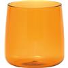 Zafferano 44 cl - No Bilia Bicchiere Acqua Fatto a Mano In Vetro Set 6 Pz