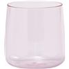 Zafferano 44 cl - No Bilia Bicchiere Acqua Fatto a Mano In Vetro Set 6 Pz