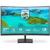 Philips 271E1SCA/00 8712581759391 MON 27 LED CURVED 4MS MM VGA HDMI FHD PHILIPS 271E1SC