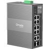 TP-Link Omada IES210GPP switch di rete Gestito Gigabit Ethernet (10/100/1000) Supporto Power over Ethernet (PoE) DIN rail Grigio - IES210GPP