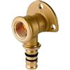 GEBERIT Gomito Mepla C/Flangia Ottone ø20x1/2""F L.52mm