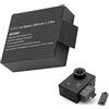 VBESTLIFE Sostituzione della Batteria Ricaricabile Agli Ioni di Litio da 3,7 V 900 MAh 3,33 Wh per SJ4000 SJ5000 M10