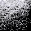 HICARER Confezione da 1000 Mini Elastici Gomma Elastici Morbidi per Bambini Capelli, Trecce Capelli, Acconciatura da Sposa e di Più (Trasparente)