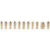 Dioche 11 Pz Set di Ricambi Per Chuck Ottone 3Mm Mini Per Smerigliatrice Rame Bit 3000 11 Pz 4 Mascelle di Rame Trapano Estrattore Per Unghie Per Mini Smerigliatrice