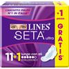 Lines Seta Ultra Assorbenti Lungo con Ali x11+1 Pezzi [Quantità minima 24 pezzi o multipli]