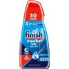 Finish Powergel, Gel Detersivo Per Lavastoviglie Liquido, Multiazione, Poteri Sgrassanti, Fresh, 30 Lavaggi [Quantità minima 6 pezzi]