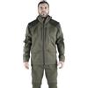 Giacca maniche staccabili imbottita giubbino soft shell imbottita caccia antivento tecnica tasche