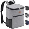 Zaino Termico 24L (30 Lattine), Borsa Frigo Portatile Con Scomparto, Grande Bors