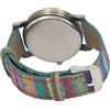 SALUTUYA Orologio da Ragazza, Orologio Hippie Cinturino in Pelle PU Multicolore per Il Compleanno(Blu)