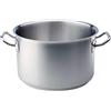 Baldassare Agnelli Pentole Agnelli COIX3104E18, Casseruola Alta in Acciaio con 2 Maniglie in Acciaio, Acciaio Inox 18/10, Diametro 18 cm