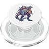Dinosaur Paleontology Science Stegosauro Dinosauro Paleontologia Erbivoro Preistorico PopSockets PopGrip per MagSafe