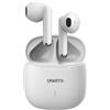 Atlantis Auricolari Smartix Tws SM60-Fi9-B Bt V5.3 Custodia Con Funzione Di Ricarica Include Battery Bank Da 300ma Bianco