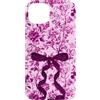 Watercolor Hearts Hugz Custodia per iPhone 15 Plus Chinoiserie Fiocco floreale rosa super carino Fiore di campo