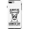 Cool Siamese Cats Fun Siamese Cat Design Custodia per iPhone 7 Plus/8 Plus Be A Siamese Cat Divertente Gatto Siamese
