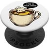 Studio del Sacchetto Umoristico Sacchetto Tè Divertente Tazza Humour Amante del Tè PopSockets PopGrip Adesivo