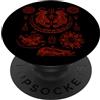 Design del tatuaggio Yantra tailandese Sak Yant Tigri Paed Tidt 8 Tatuaggi Buddha Thailandia Yantra PopSockets PopGrip Adesivo