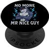 Unhinged Alpha Wolf Meme Niente più Mr Nice Guy Funny Alpha Wolf Meme Unhinged Brainrot PopSockets PopGrip Adesivo