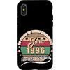 Juni 1996 Legende Männer Frauen 30. Gebu Custodia per iPhone X/XS 30 ° compleanno giugno 1996 Vintage 30 anni Legendary