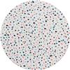 Miquelrius - Tappetino mouse rotondo decorativo Confetti | Superficie morbida e precisa | Base antiscivolo ergonomica | Ø200 mm | Design colorato per scrivania, ufficio e casa
