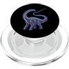 Dinosaur Paleontology Science Diplodocus Dinosauro a collo lungo Sauropodi Paleontologia PopSockets PopGrip per MagSafe