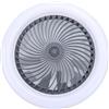 Cuifati Ventilatori a Soffitto con Luci e Remoto, Diametro di 11,2 Pollici di Altezza 4,7 Pollici Ventilatore a Soffitto Bianco a LED a LED, a LED a LED da 30 W, Fornisce 110 V Ad Alta (BLACK)