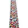 LaVelahome Tappeto Cucina Artistico Lavabile Antiscivolo - Passatoia Design Moderno Ispirato all'Arte - Misto Cotone Poliestere Sottile, Fondo PVC,(cm_50_x_240, Mondri)