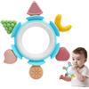 AiTuiTui Massaggiagengive Ciuccio per Frutta Neonati Silicone 0 3 4 6 Mesi, Massaggia Gengive Giochi Neonato Educativo, Dentizione Gioco Sensoriale Bambina bambino 1 Anno Regalo Natale Epifania Compleanno, Blu
