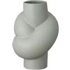 ROSENTHAL STUDIO-LINE VASO NODO, STUDIO LINE GRIGIO LAVA, M - h 14 cm x d 9,9 cm