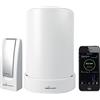 techno line Technoline MA 10040 - Pluviometro completo, gateway e sensore di pioggia radio con app gratuita per smartphone, colore: Bianco