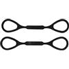 Demeras Anelli elastici in silicone, tappo scorrevole per tromba nera Funzionamento facile 2 pezzi Resistente all'allungamento Nessun danno Buona elasticità per strumenti a o