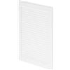 Awenta coperchio griglia di ventilazione di 180 x 250 mm copertura bianca di cerchio