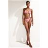 Calzedonia Brasiliana Costume Pop Palms Rosa