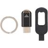 Dpofirs Telecomando IR per Smartphone, Universale, Nero, 2 Porti, Compatibile con Smartphone e Computer Fisso, Plug and Play, Controllo Stabile, Design Anti Perdita