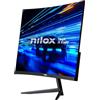 Nilox NXM24CRV2001 Monitor Gaming Curvo 24'' Full HD, Frequenza 200 Hz, Connessioni HDMI/DP, Supporto VESA 75×75 mm