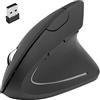 VBESTLIFE Mouse Verticale, Mouse Ottico Ergonomico Verticale Wireless 2.4G, DPI Regolabile, 5 Pulsanti, per Laptop, Desktop, PC, Alimentato a Batteria, Nero